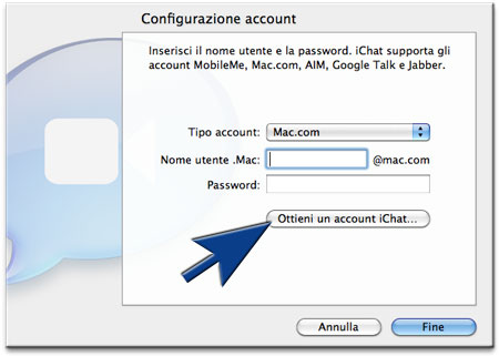 Account iChat