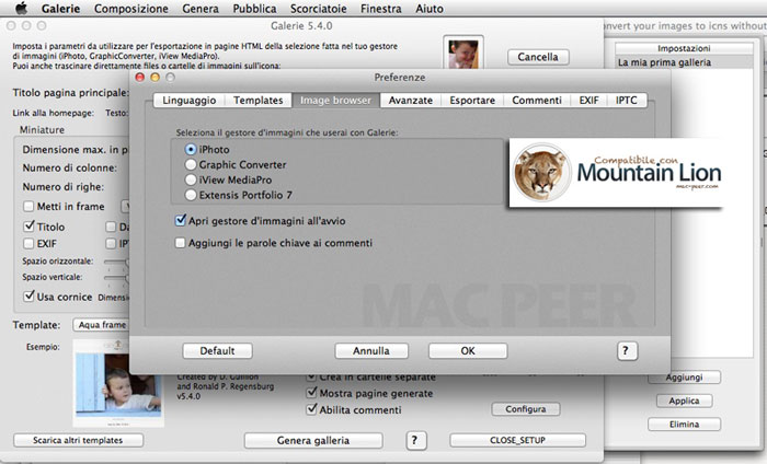 Galerie Mac App free